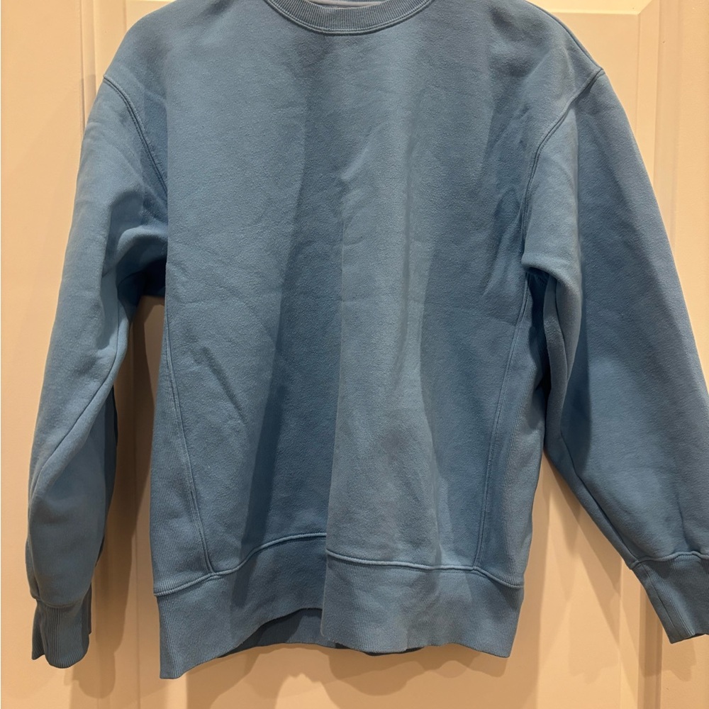 Aritzia Blue Crewneck Sweatshirt